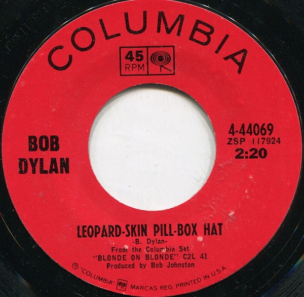 Bob Dylan - Leopard-Skin Pill-Box Hat